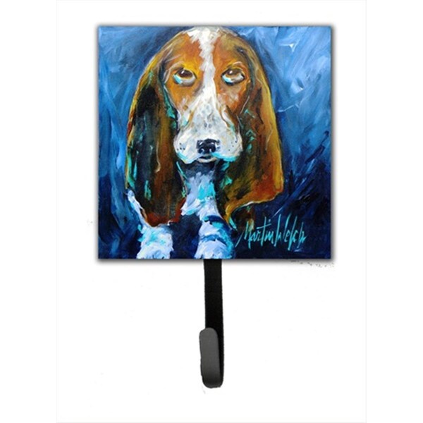 Carolines Treasures Dog - Basset Hound You talkin bout me Leash Or Key Holder MW1082SH4 - main